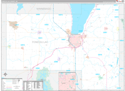 Fond-Du-Lac Premium<br>Wall Map